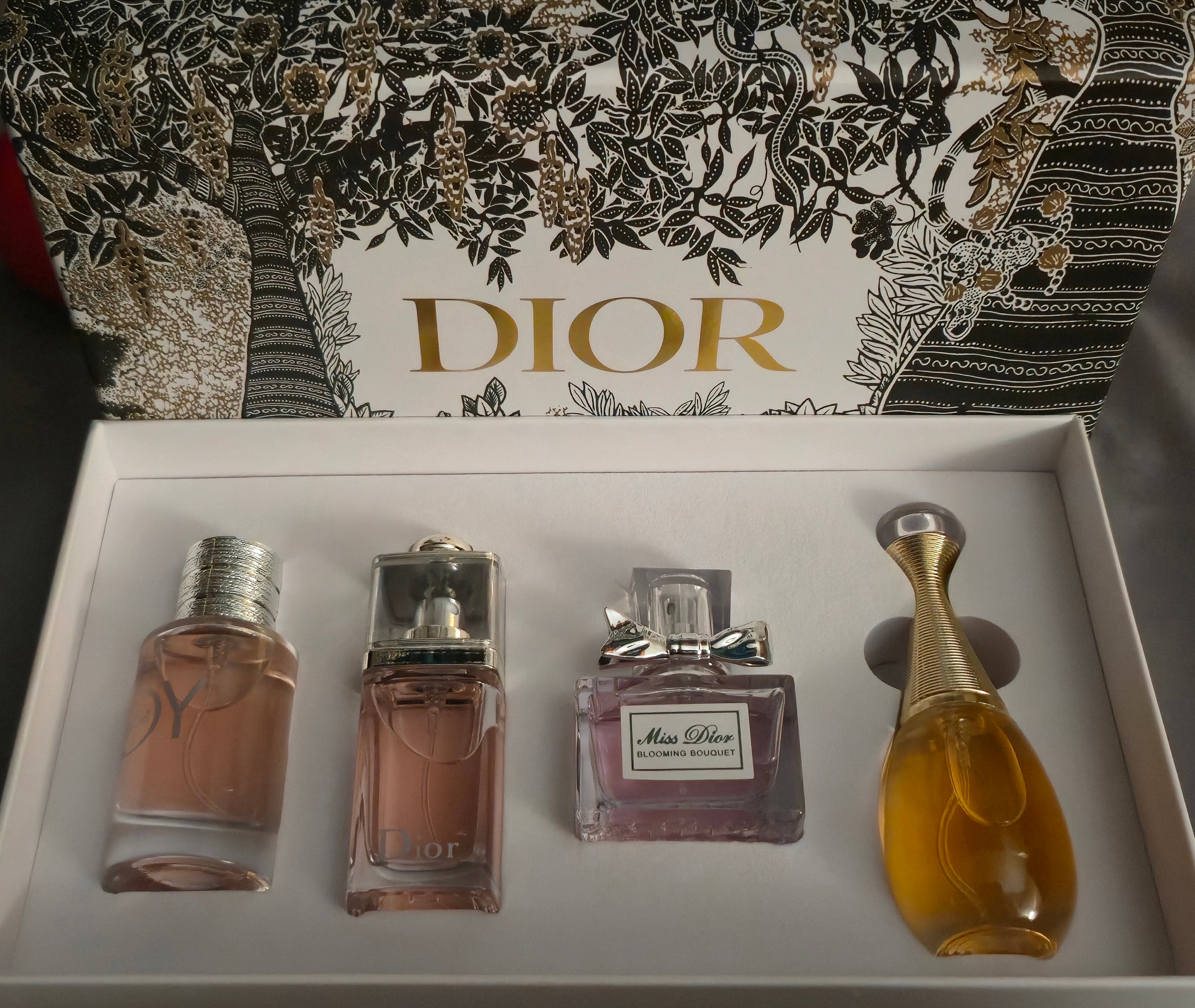 Dior 4 piece 30ml perfume gift set- open box brand new
