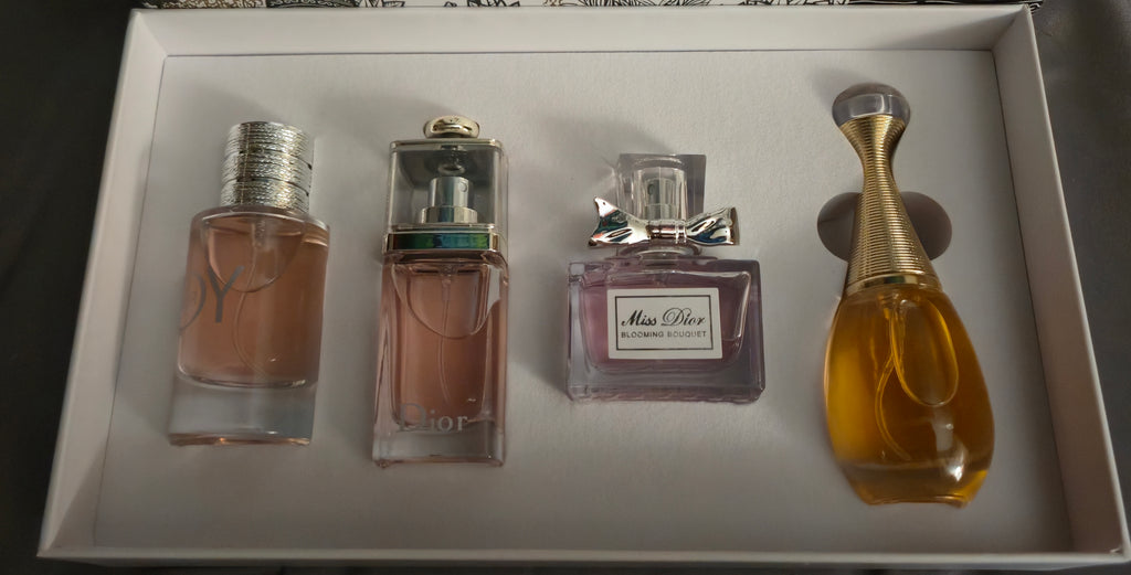 Dior 4 piece 30ml perfume gift set- open box brand new