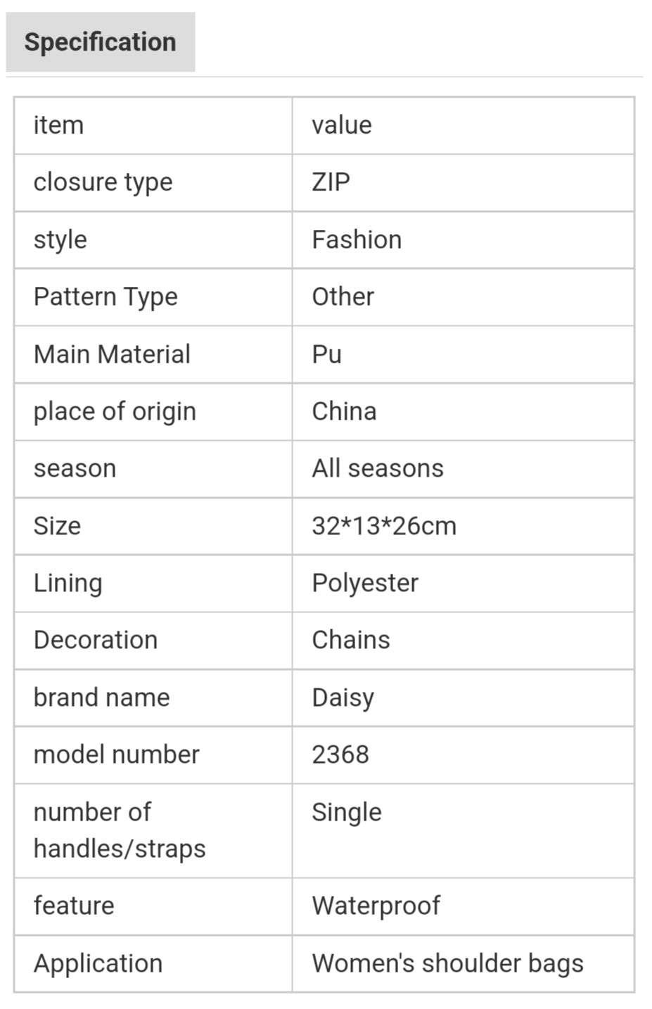 Highend women's soft PU leather shoulder bag with additional strap