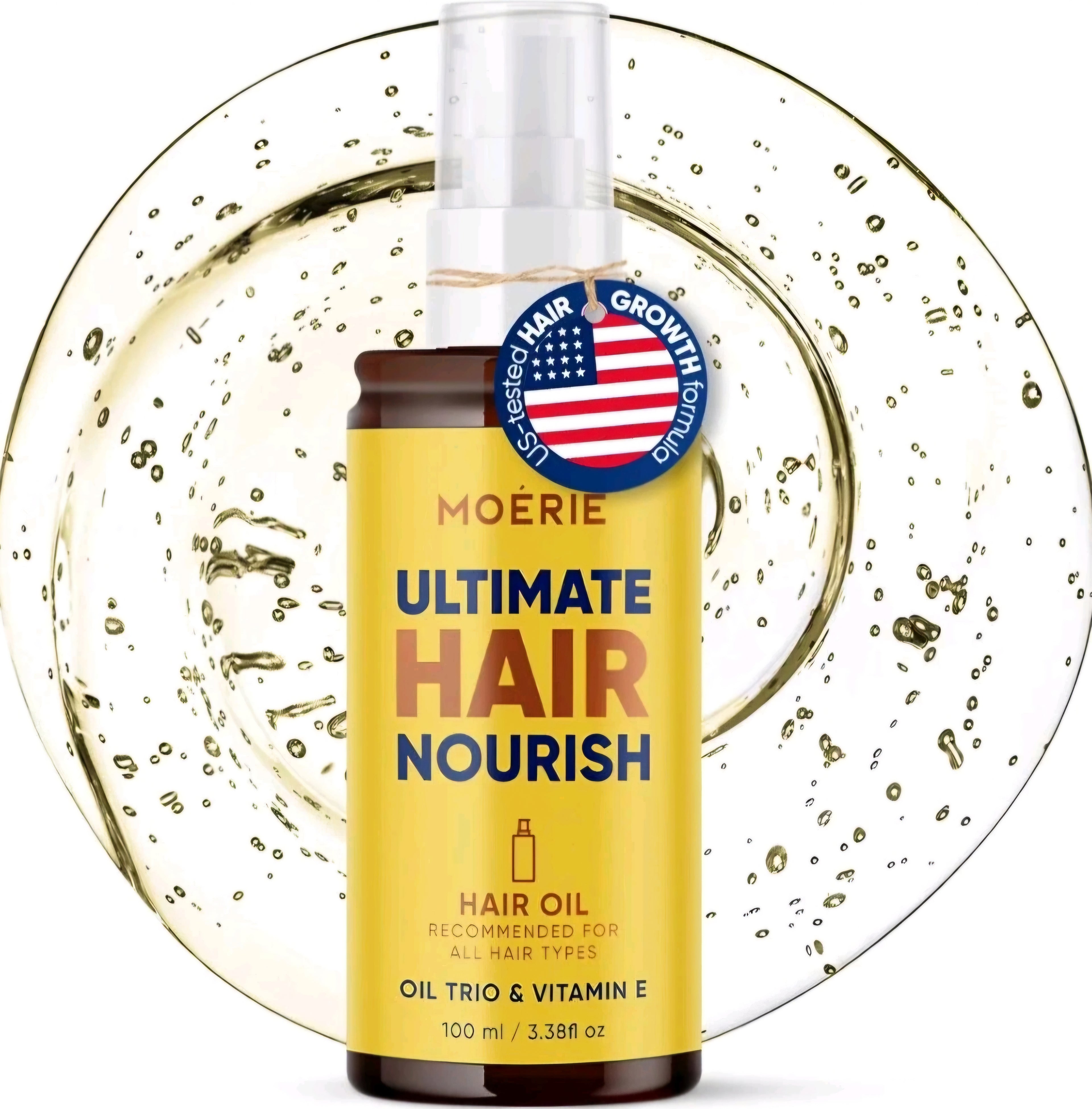Moerie Ultimate Hair Oil for frizzy, dry and damaged Hair - Brand New