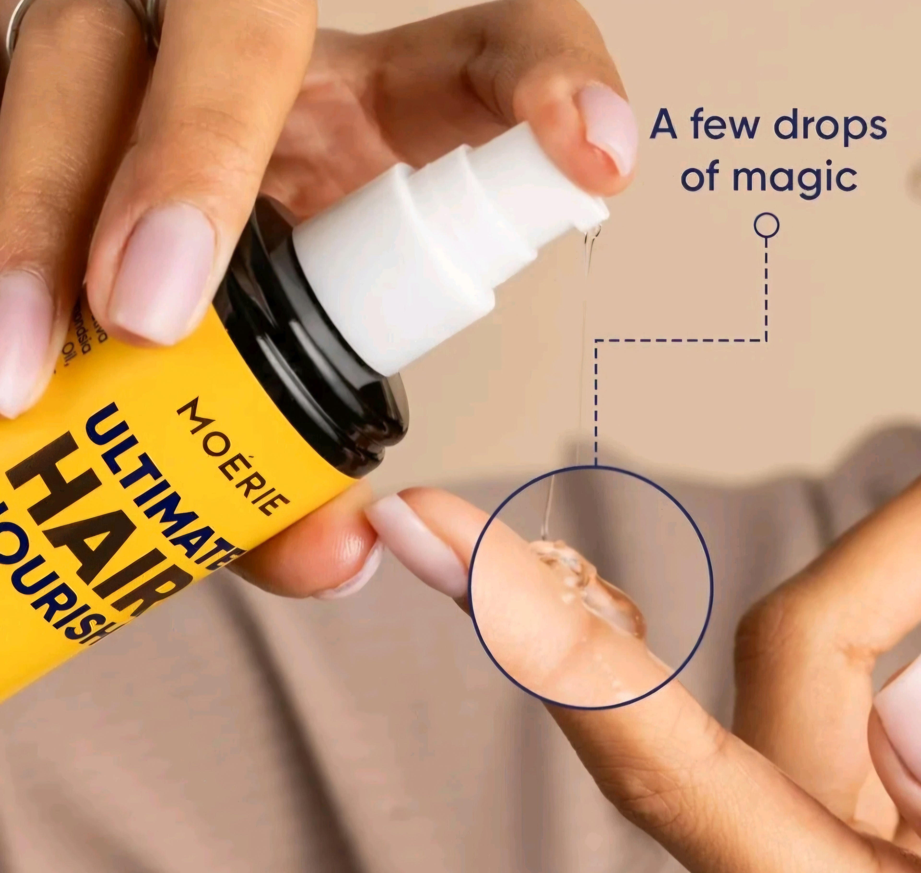 Moerie Ultimate Hair Oil for frizzy, dry and damaged Hair - Brand New