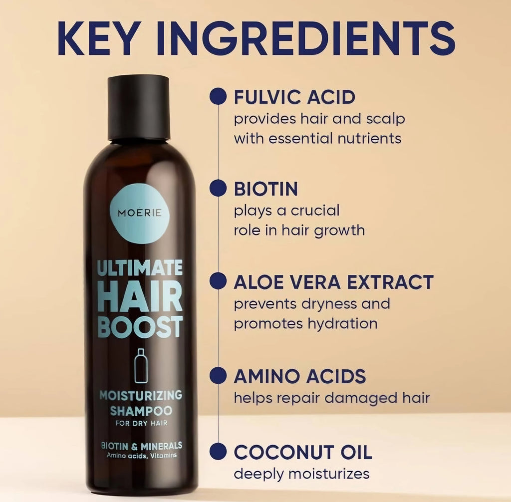Moerie Hair Growth Shampoo for Men and Women, Hair Loss Solution - Brand New