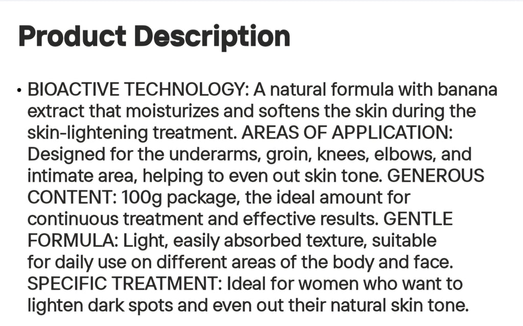 Adeus dark spot corrector 100 g