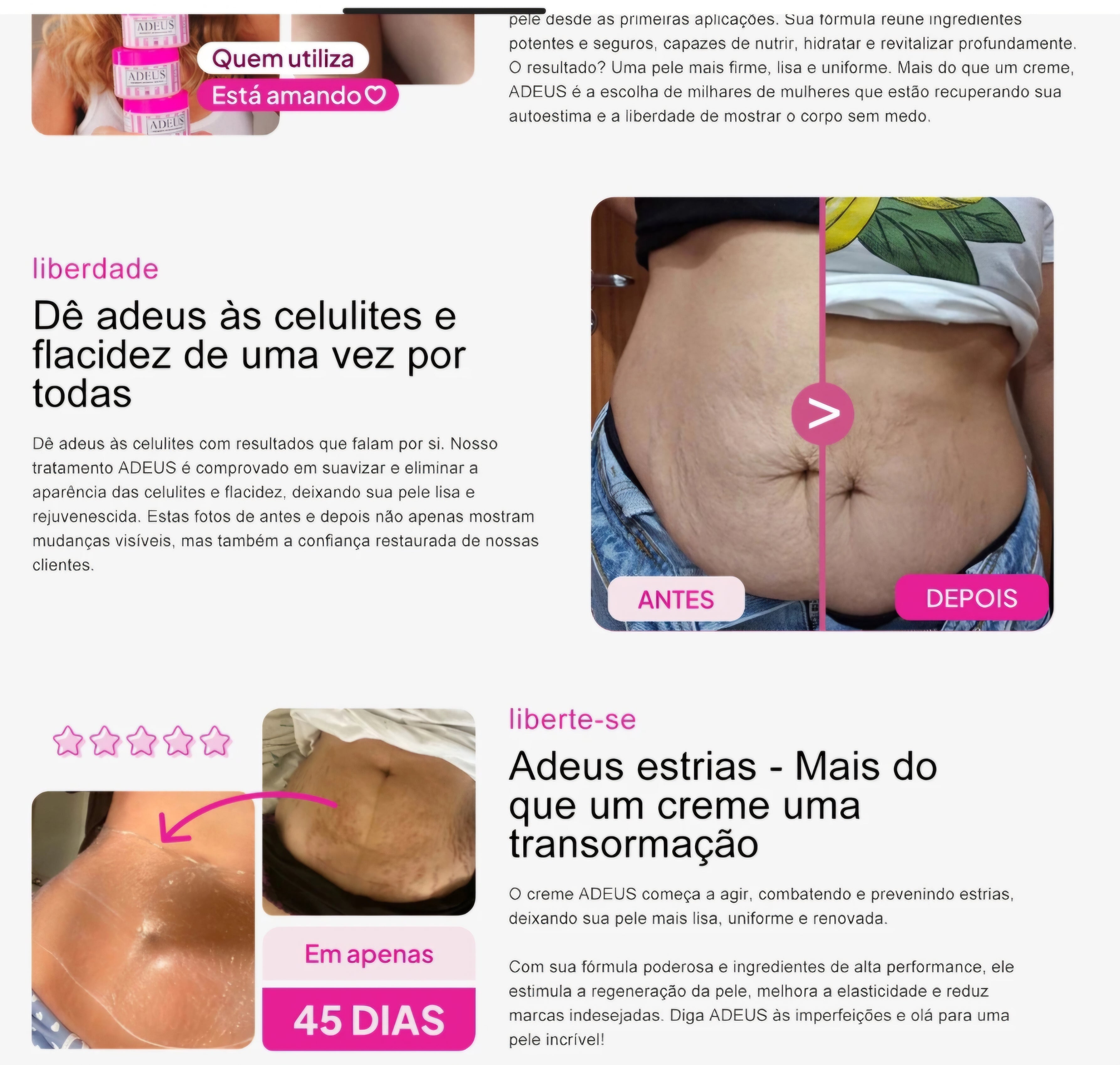 Adeus multifunctional cream 300g